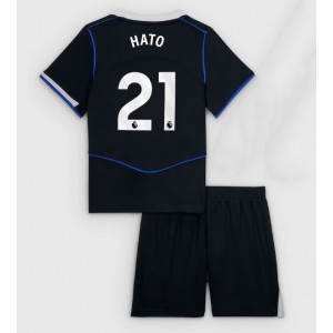 Fotbalové Dres Chelsea Jorrel Hato #21 Dětské Třetí Oblečení 2025-26 Krátký Rukáv (+ trenýrky)